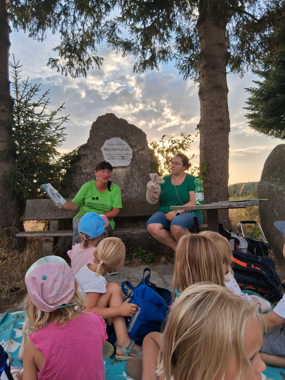 Vorlesen im Freien