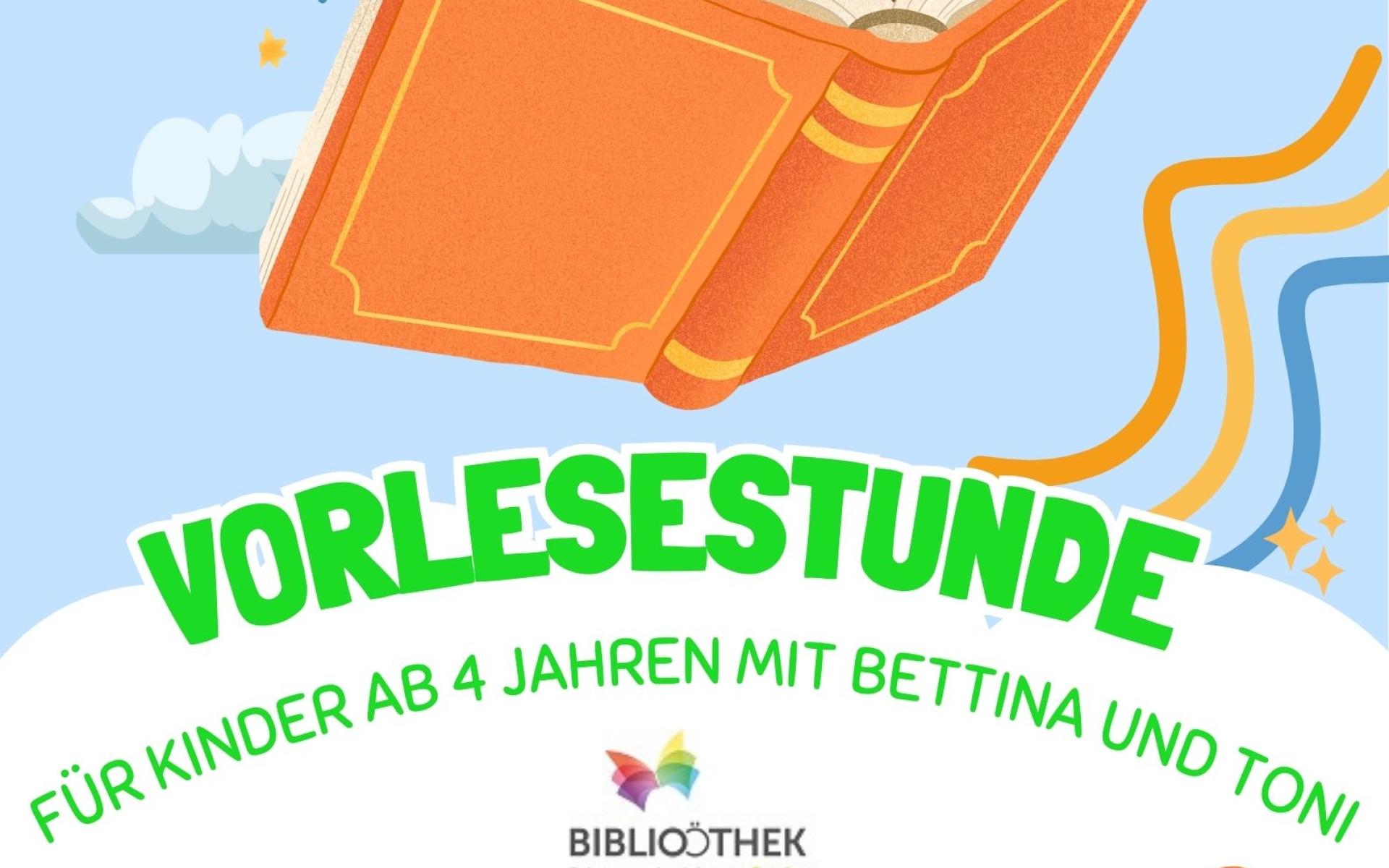 Einladung Vorlesestunde Plakat