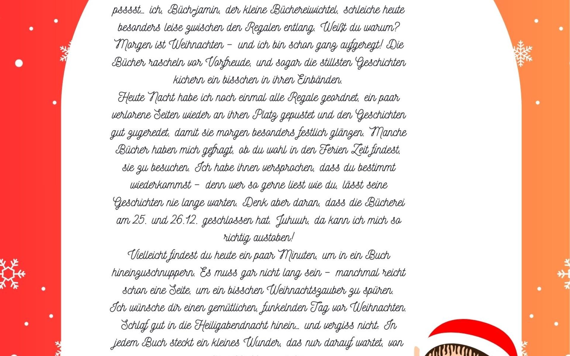 Ein Brief vom Wichtel