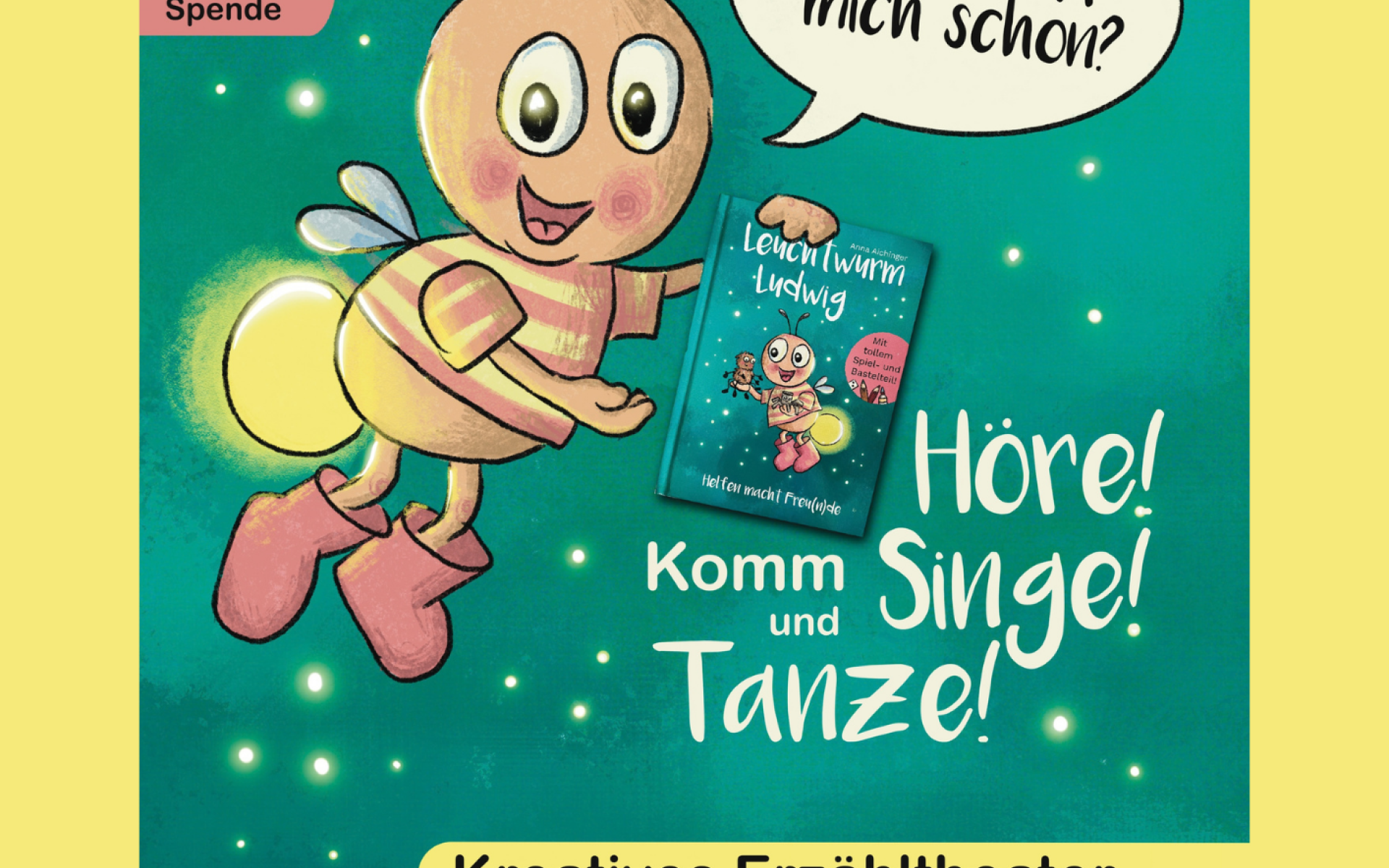 Plakat Leuchtwurm Ludwig
