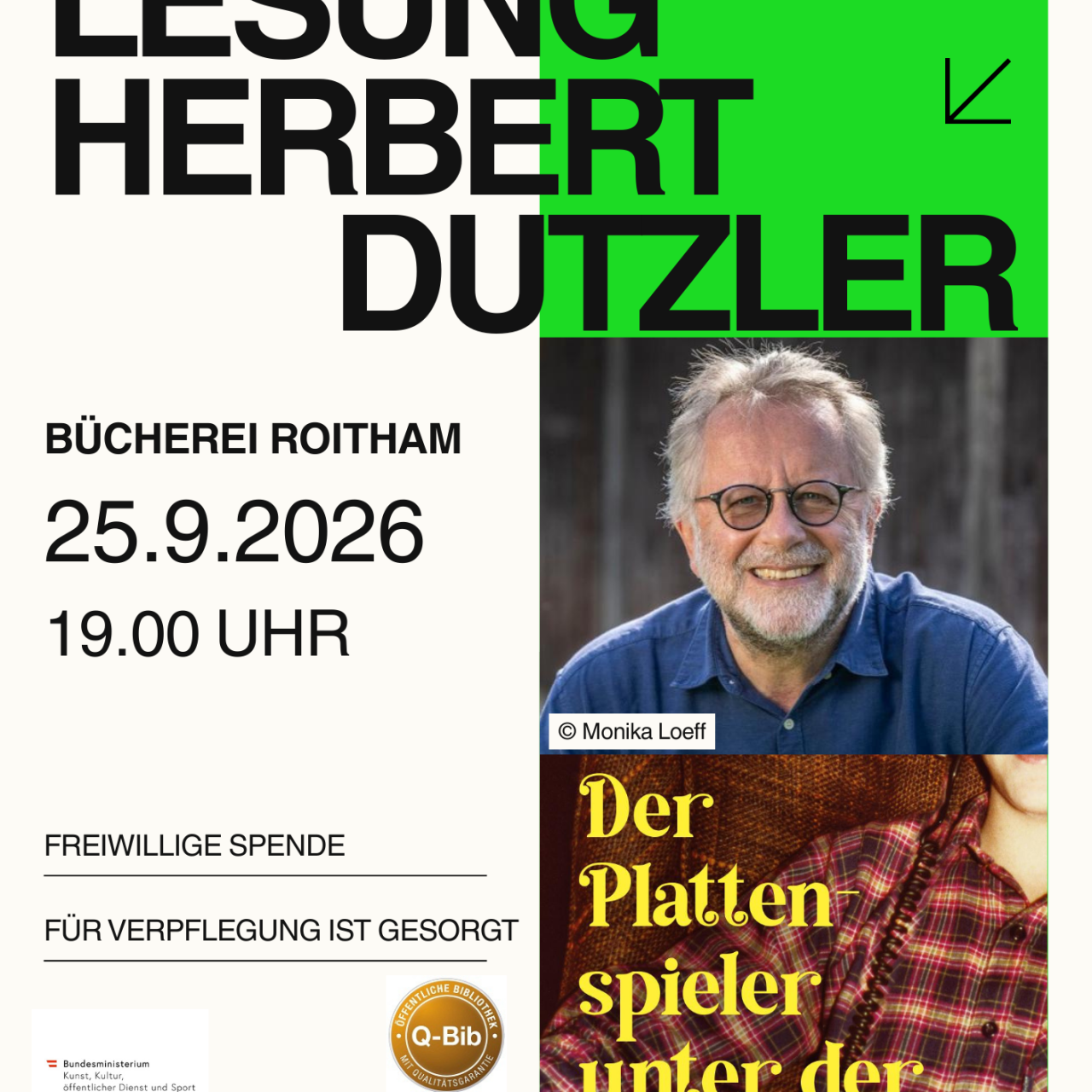 Plakat Lesung Dutzler