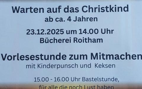 Einladung Lesezauber im Advent